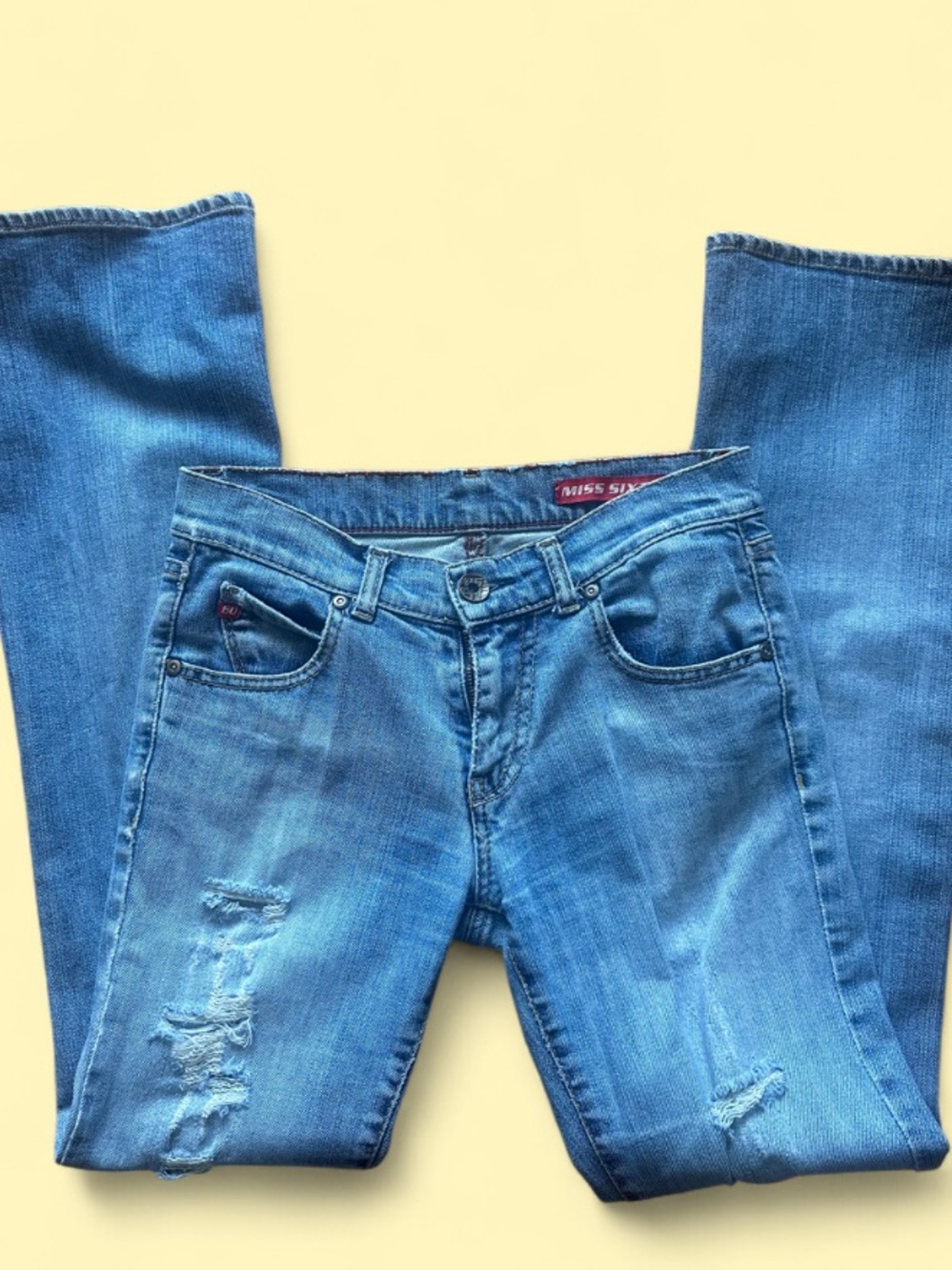 Y2K Miss Sixty Low Rise Bootcut Jeans